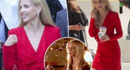 Sarah Michelle Gellar rocks red minidress in first photos from set of ‘Buffy the Vampire Slayer’ reboot
