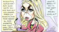 Press secretary Karoline Leavitt by Taylor Jones, Politicalcartoons.com