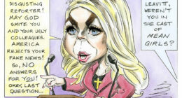 Press secretary Karoline Leavitt by Taylor Jones, Politicalcartoons.com