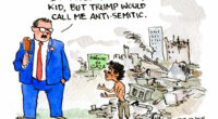 What Trump Calls Anti-Semitic by Pat Byrnes, PoliticalCartoons.com