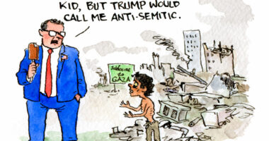 What Trump Calls Anti-Semitic by Pat Byrnes, PoliticalCartoons.com