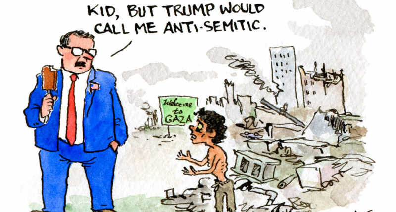 What Trump Calls Anti-Semitic by Pat Byrnes, PoliticalCartoons.com