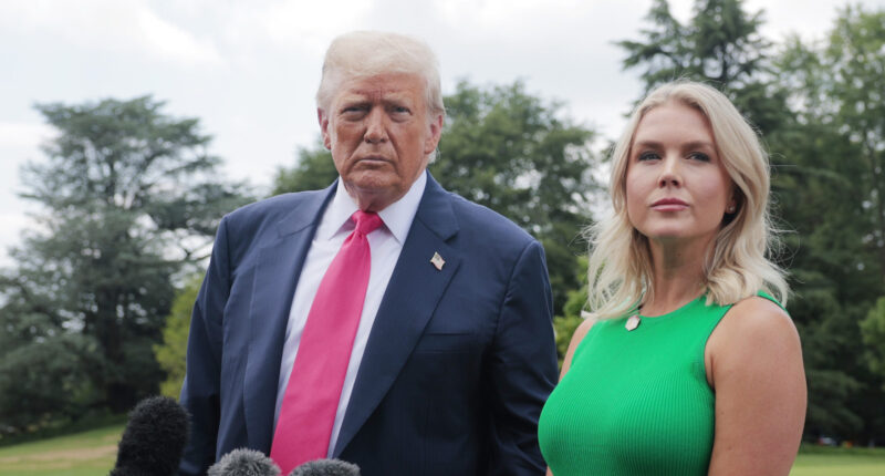 Trump's Salacious Comments About Karoline Leavitt Won't Help Her Apparent Donald Obsession