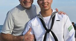 US Navy sailor Jose Antonio Rivera Lynch IV, 19, was declared lost at sea after he is believed to have fallen overboard off the coast of Australia on July 28