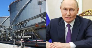 Ukrainian drone attack sparks massive fire at Russian oil depot near Sochi