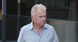 Wheel of Fortune ex-host Pat Sajak ditches his suit for casual new look as he grabs lunch one year after retirement